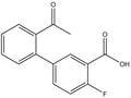 5-(2-Acetylphenyl)-2-fluorobenzoic acid 