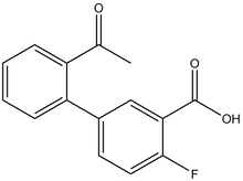 5-(2-Acetylphenyl)-2-fluorobenzoic acid 
