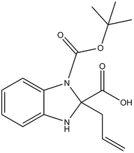 2-Allyl-1-(tert-butoxycarbonyl)-2,3-dihydro-1H-benzo[d]imidazole-2-carboxylic acid 