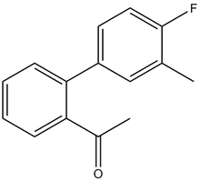 2'-Acetyl-4-fluoro-3-methylbiphenyl 