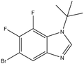 5-Bromo-1-t-butyl-6,7-difluorobenzimidazole 