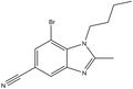 7-Bromo-1-butyl-2-methyl-1,3-benzodiazole-5-carbonitrile 