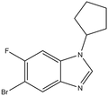 5-Bromo-1-cyclopentyl-6-fluorobenzimidazole 