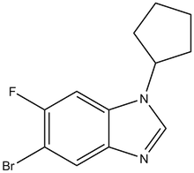 5-Bromo-1-cyclopentyl-6-fluorobenzimidazole 