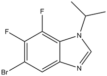 5-Bromo-6,7-difluoro-1-isopropylbenzimidazole 