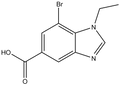 7-Bromo-1-ethyl-1,3-benzodiazole-5-carboxylic acid 