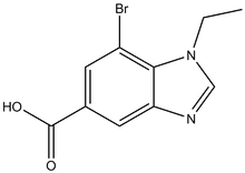 7-Bromo-1-ethyl-1,3-benzodiazole-5-carboxylic acid 