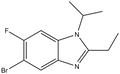 5-Bromo-2-ethyl-6-fluoro-1-isopropylbenzimidazole 
