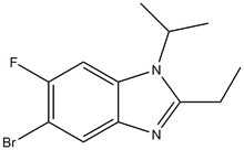 5-Bromo-2-ethyl-6-fluoro-1-isopropylbenzimidazole 