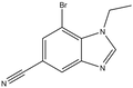 7-Bromo-1-ethylbenzodiazole-5-carbonitrile 