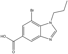 7-Bromo-1-propyl-1,3-benzodiazole-5-carboxylic acid 
