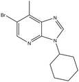6-Bromo-3-cyclohexyl-7-methylimidazo[4,5-b]pyridine 
