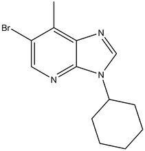 6-Bromo-3-cyclohexyl-7-methylimidazo[4,5-b]pyridine 