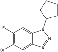 5-Bromo-1-cyclopentyl-6-fluoro-1,2,3-benzotriazole 
