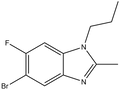 5-Bromo-6-fluoro-2-methyl-1-propylbenzodiazole 