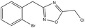 3-[(2-Bromophenyl)methyl]-5-(chloromethyl)-1,2,4-oxadiazole 