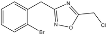 3-[(2-Bromophenyl)methyl]-5-(chloromethyl)-1,2,4-oxadiazole 