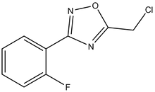 5-(Chloromethyl)-3-(2-fluorophenyl)-1,2,4-oxadiazole 