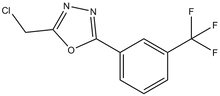 2-(Chloromethyl)-5-[3-(trifluoromethyl)phenyl]-1,3,4-oxadiazole 
