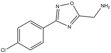 [3-(4-Chlorophenyl)-1,2,4-oxadiazol-5-yl]methanamine 