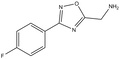 [3-(4-Fluorophenyl)-1,2,4-oxadiazol-5-yl]methanamine 