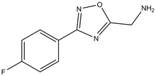 [3-(4-Fluorophenyl)-1,2,4-oxadiazol-5-yl]methanamine 