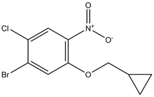 1-Bromo-2-chloro-5-(cyclopropylmethoxy)-4-nitrobenzene 