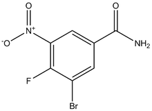 3-Bromo-4-fluoro-5-nitrobenzamide 