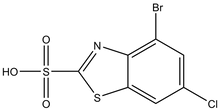 4-Bromo-6-chlorobenzo[d]thiazole-2-sulfonic acid 