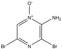 2-Amino-3,5-dibromopyrazin-1-ium-1-olate 