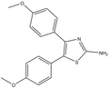 4,5-Bis-(4-methoxy-phenyl)-thiazol-2-ylamine 