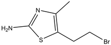 5-(2-Bromoethyl)-4-methyl-1,3-thiazol-2-amine 