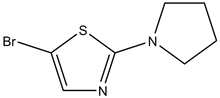 5-Bromo-2-pyrrolidinothiazole 