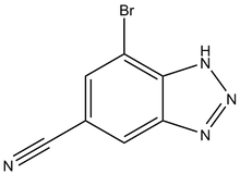 7-Bromo-1H-1,2,3-benzotriazole-5-carbonitrile 