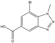 7-Bromo-1-methyl-1,2,3-benzotriazole-5-carboxylic acid 