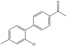 4-Acetyl-2'-chloro-4'-methylbiphenyl 