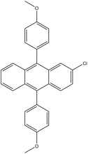 9,10-Bis(4-methoxyphenyl)-2-chloroanthracene 