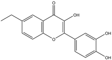 2-(3,4-Dihydroxyphenyl)-6-ethyl-3-hydroxychromen-4-one 