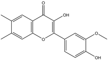 3-Hydroxy-2-(4-hydroxy-3-methoxyphenyl)-6,7-dimethylchromen-4-one 