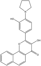 3-Hydroxy-2-[3-hydroxy-4-(pyrrolidin-1-yl)phenyl]benzo[h]chromen-4-one 