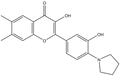 3-Hydroxy-2-[3-hydroxy-4-(pyrrolidin-1-yl)phenyl]-6,7-dimethylchromen-4-one 