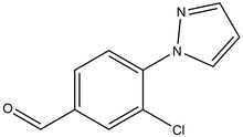 3-Chloro-4-(1h-pyrazol-1-yl)benzaldehyde 