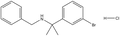 Benzyl[2-(3-bromophenyl)propan-2-yl]amine HCl 