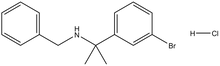 Benzyl[2-(3-bromophenyl)propan-2-yl]amine HCl 