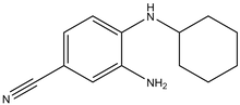 3-Amino-4-(cyclohexylamino)benzonitrile 