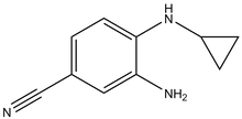 3-Amino-4-(cyclopropylamino)benzonitrile 