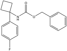 Benzyl N-[1-(4-fluorophenyl)cyclobutyl]carbamate 