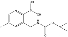 2-(N-Boc-aminomethyl)-4-fluorophenylboronic acid 
