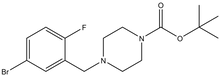 4-Bromo-2-(4-BOC-piperazinomethyl)-1-fluorobenzene 