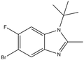 5-Bromo-1-tert-butyl-6-fluoro-2-methyl-1,3-benzodiazole 